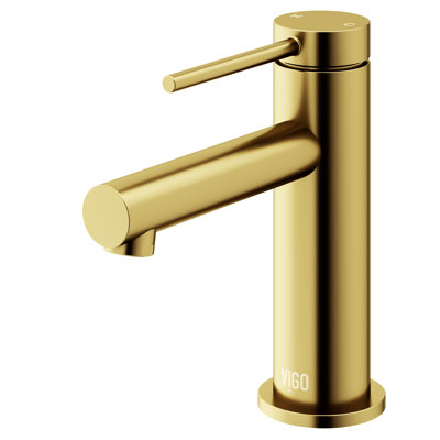 Robinet pour salle de bain à poignée simple à un trou H 6 po Jewel