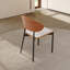 Ensemble de salle à manger rond 5 pièces pour 4 personnes, table et chaises de coin-repas, plateau en pierre, base en bois massif-1059862847-1059862846