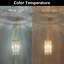 Luminaire suspendu semi-encastré en cristal à 1 lumière Jennesa-1117104035