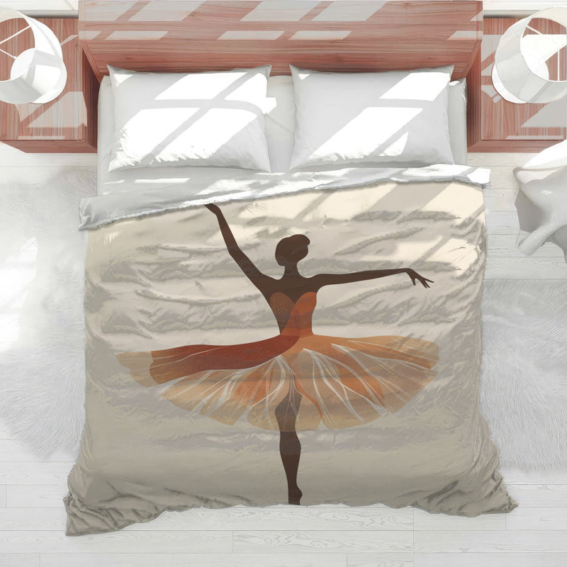 Édredon Ballet Dancer Silhouette, Simple extra long