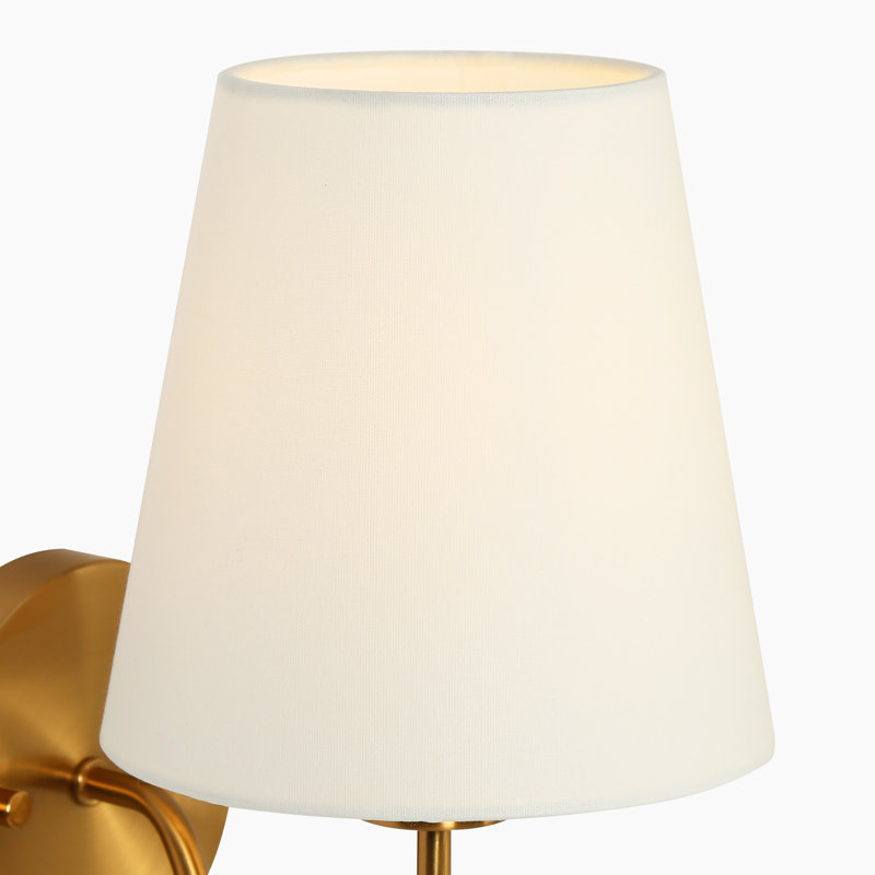 Lidia 1-Light Dimmable Metal Armed Sconce