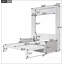 Grand lit escamotable mural avec coussin, grand lit, blanc-629775879-629775878