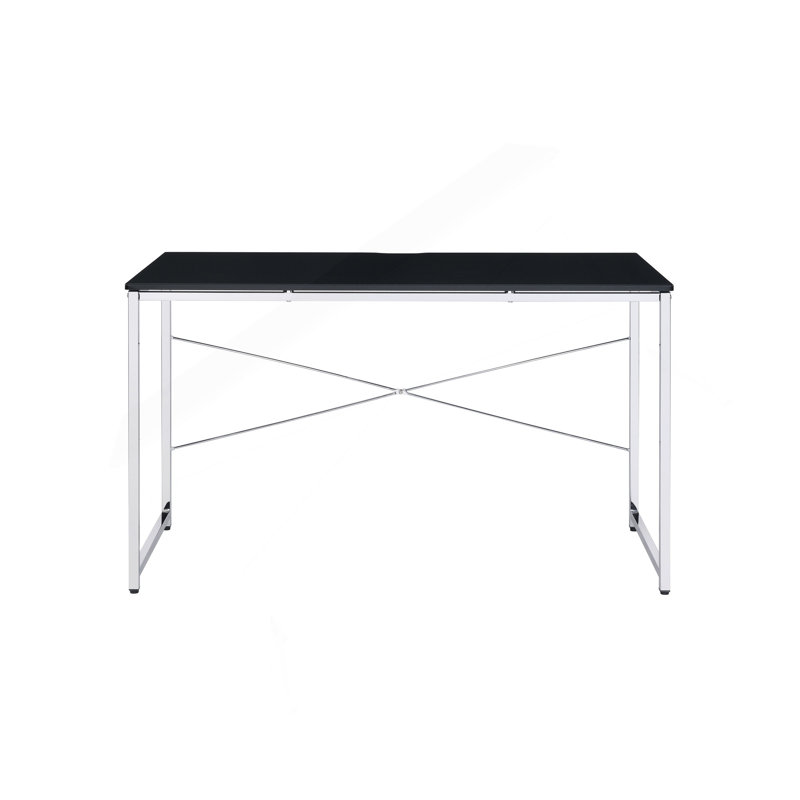 Tennos Black  Chrome Finish Vanity Desk
