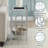 Mairi Chrome 3 Tier Chairside End Table