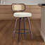Ensemble de 2 tabourets pivotants Mid-Century