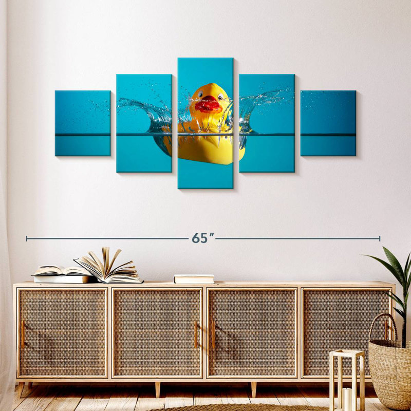 Rubber Duck, 24" H x 55" W