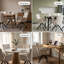 Fabric Upholstered Wing Back Armchair in White