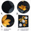 Parfum jaune marguerite noire parfumée I - décoration murale marguerite-106125079-106125080