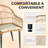 3 Piece Patio Rattan Seating Group with Cushions-2133449474