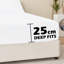 Leila Microfiber 25cm Deep Pocket Fitted Bed Sheet-1869177546-1869177551