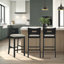 Tabouret de bar en bois d'hévéa avec siège en tissu Barrymore-2019354556-2019354558-2042265965
