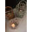  Willow Lantern Set with Glass Inserts – Tall 39.5" Decorative Lantern Trio in Green, Beige, and Brown, Set of 3-38183438