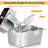 3400W Dual Tank Electric Countertop Deep Fryer