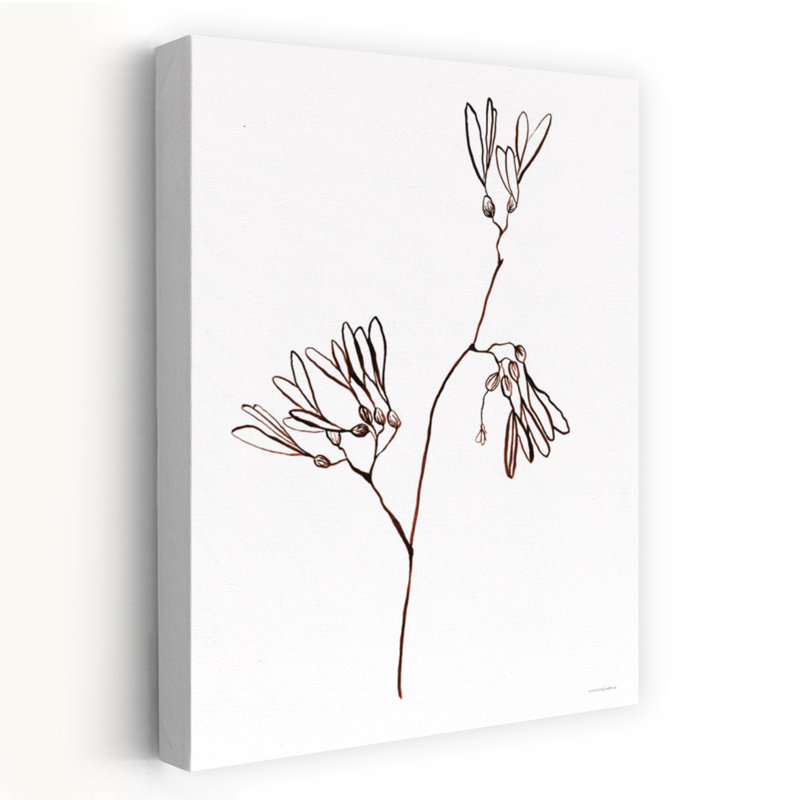 A Little Split, art floral contemporain, H 24 po x l 16 po
