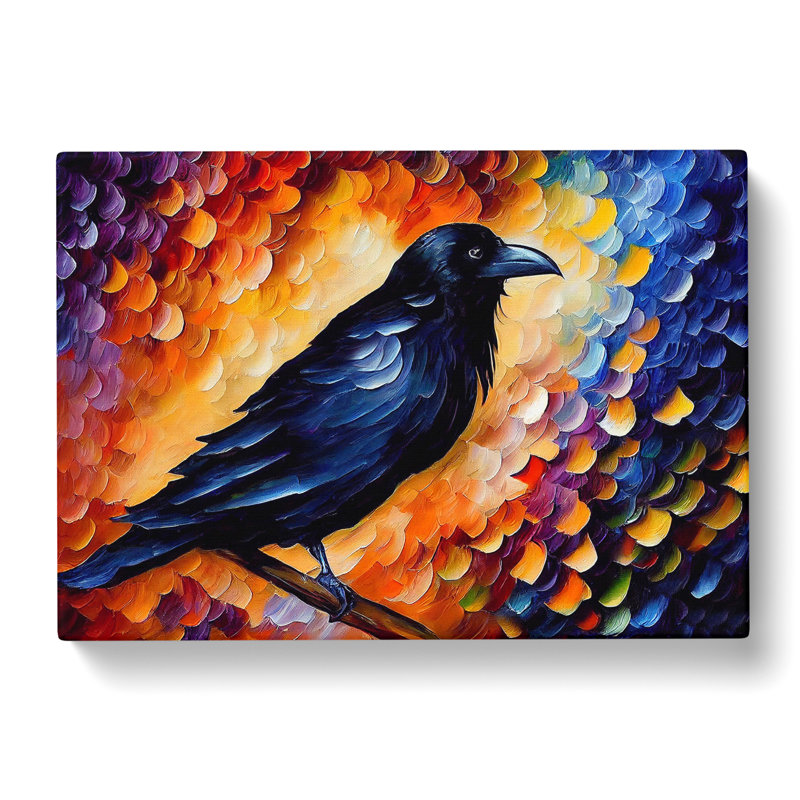 Raven Bird Vol.3 Abstract - Wrapped Canvas