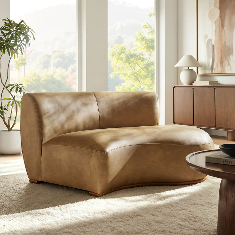 Gabbie 64 " Faux Leather Loveseat