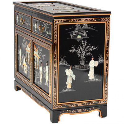 Black Lacquer Sideboard - Royal Ladies