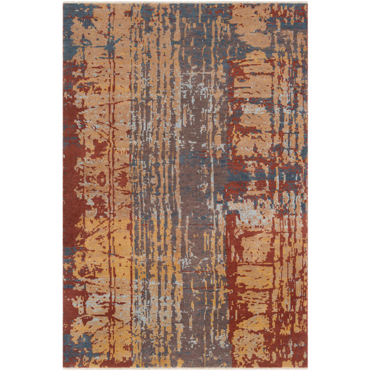 Wool Abstract Indoor Rug