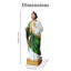 Statue de Saint Jude Thaddeus, figurine religieuse en résine peinte à la main