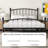 Queen Bed Frame With Headboard And Footboard Metal-1103081336