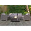 Daries Square Polyresin Propane Smokeless Fire Pit Table-1613467951