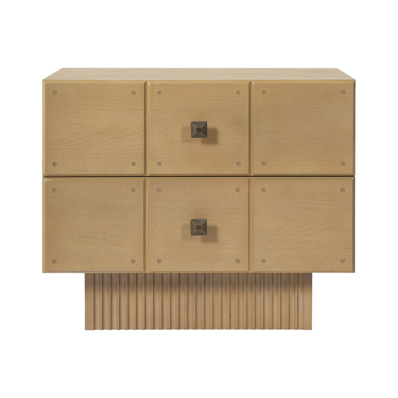 Table de chevet Halvoria, Naturel, 1
