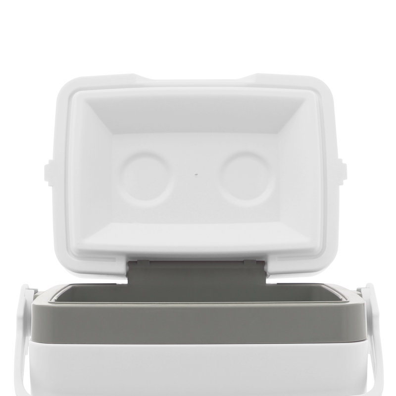 8.5L Portable Small Insulated Cooler, White