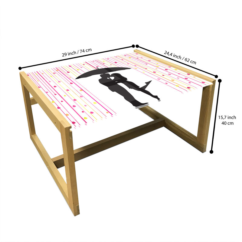 Jacke Sled Coffee Table, 62cm H x 74cm W x 40cm D