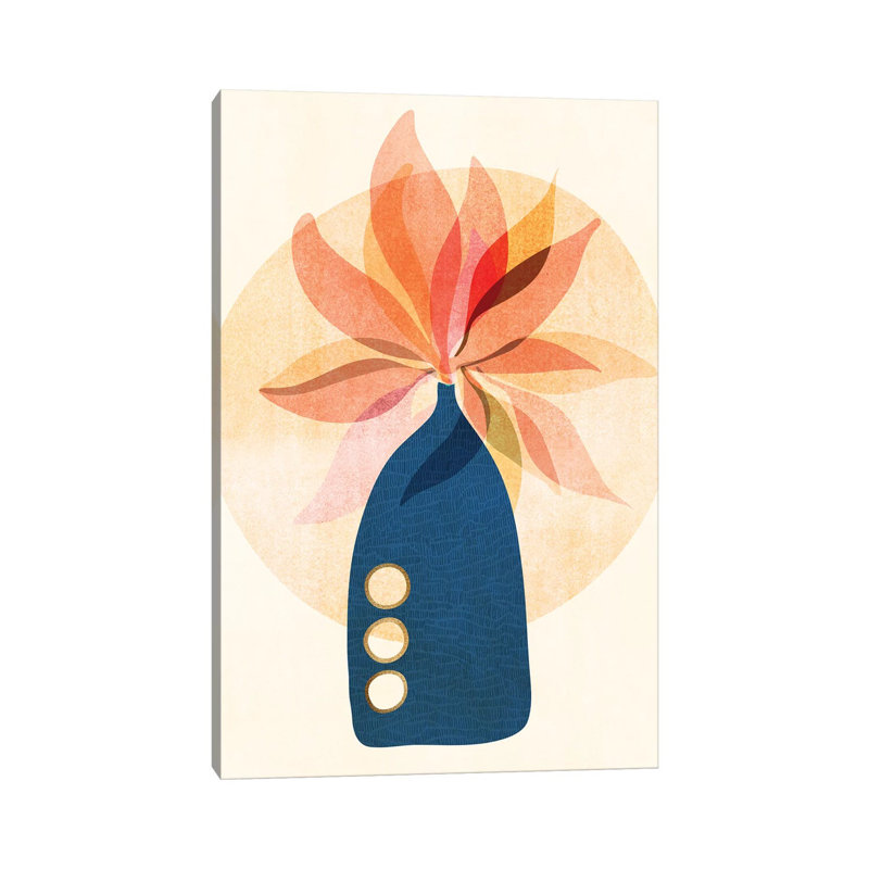 Seasonal Bouquet - Wrapped Canvas Print, 20.32 cm H x 30.48 cm W