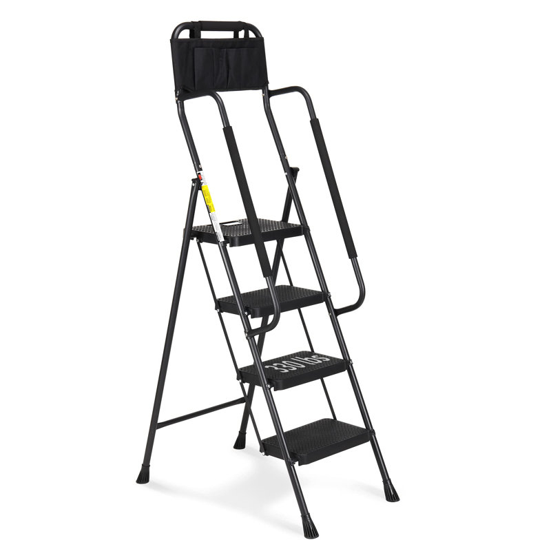 Escabeau avec mains courantes, escabeau pliant