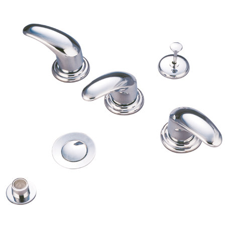 Legacy Widespread Vertical Bidet Faucet, Polished Chrome