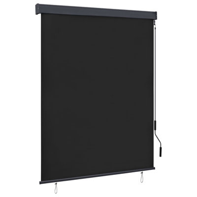 Roller Blind Window Shade with Hand Crank Blackout Blind for Office