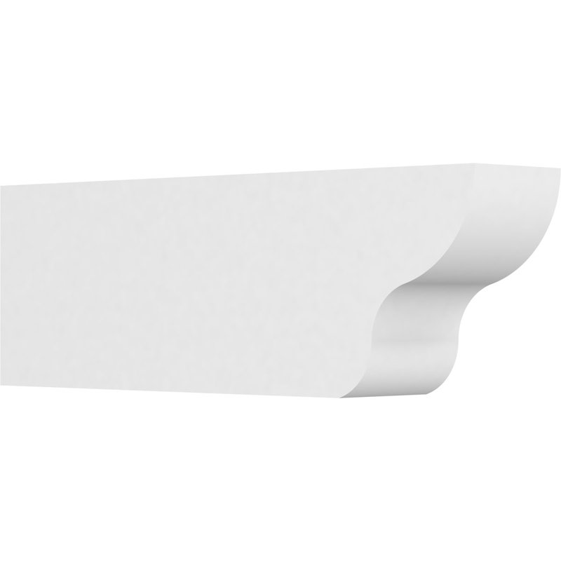 Queue de chevron standard en PVC de qualité architecturale Greensboro, H 10 po x L 6 po x P 30 po