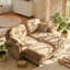 Cloud 74" W x 59.5" D x 36.6" H Chenille Modular Sectional Sofa