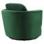 Fauteuil pivotant en velours Pirouette Performance-219657717