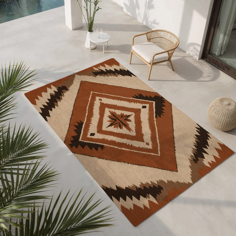 Tapis d'intérieur et d'extérieur Painted Desert, Rectangle 9 pi x 12 pi