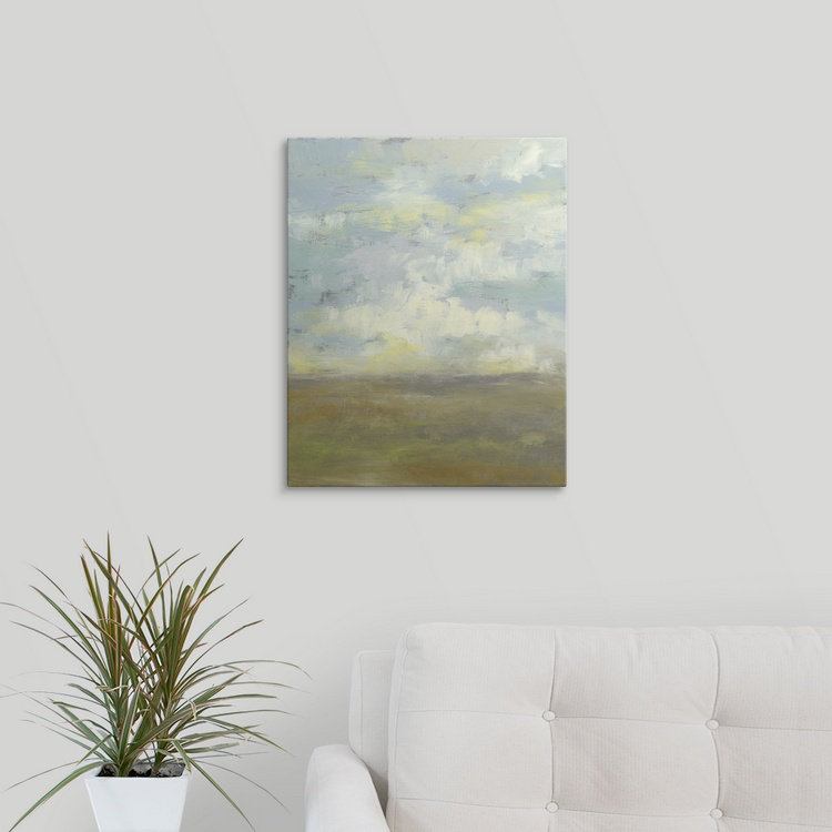 « ii » jennifer grolier, reproduction d’art Cloud Stack, H 48 po x l 38 po x P 1,5 po, Toile