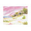 Sheila Golden Magenta Skies Wood Slat Art-977005193