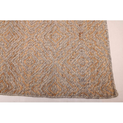 Palas Denizli  Grey, Tan Kilim 5'4" x 7'4"