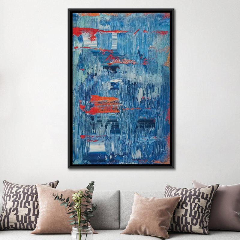 « a train », impression sur toile, H 26 po x l 18 po x P 1,5 po, Toile avec cadre noir, Pas de tapis