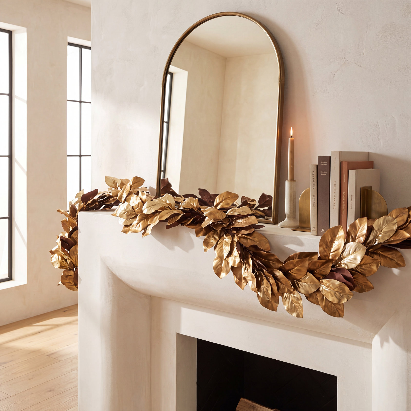 72" Magnolia Christmas Garland