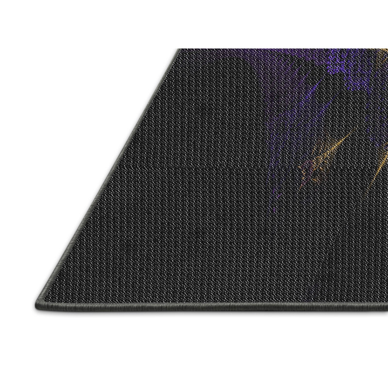 Tapis noir, Rectangle 5 pi x 7 pi