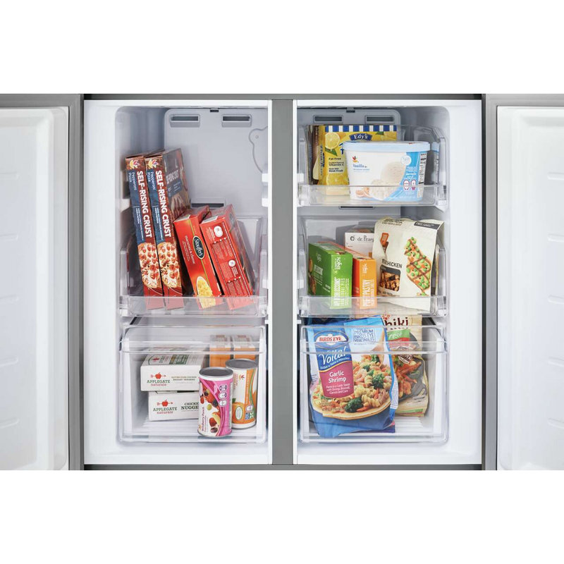 Brushed Steel 17.4 Cu. Ft. Smart French Door Refrigerator