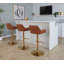 Tabouret de bar réglable avec repose-pieds arrondi Cassiopeia-103484530