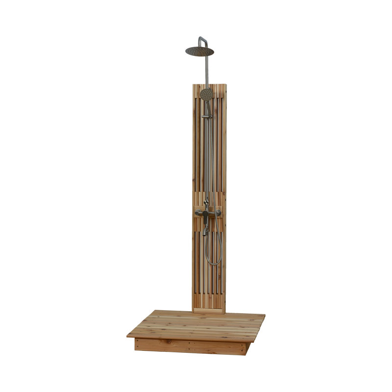 Cascade Floor Shower Polished