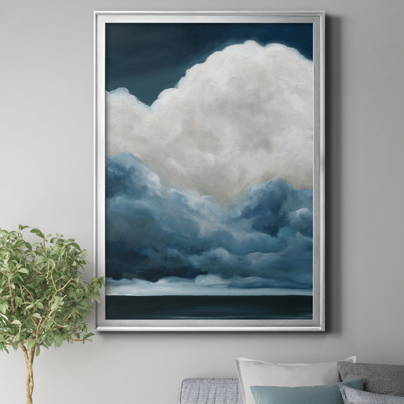 «Nature's Drama II» par J Paul, reproduction d'art sur toile encadrée, H 22,5 po x l 30,5 po x P 1,5 po, Argent