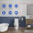750W Macerating Toilet With 4-inlet, Two-piece Powerful Upflush Toilet For Basement