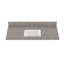 Plateau de meuble-lavabo simple 49 po avec lavabo en quartz 49 po-93617873