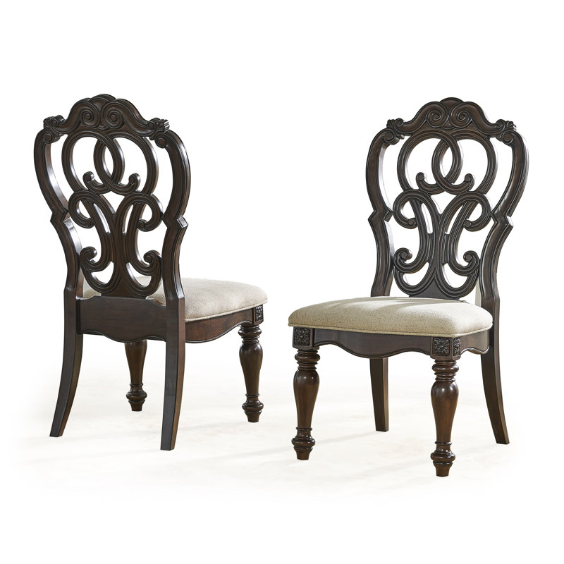 Chaise d'appoint rembourrée Arvo Qeen Anne