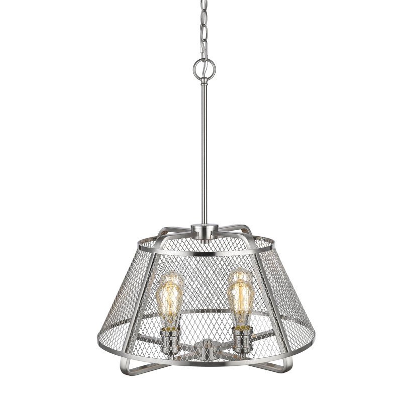 Valya 4 - Light Unique/Statement Pendant, Brushed Nickel